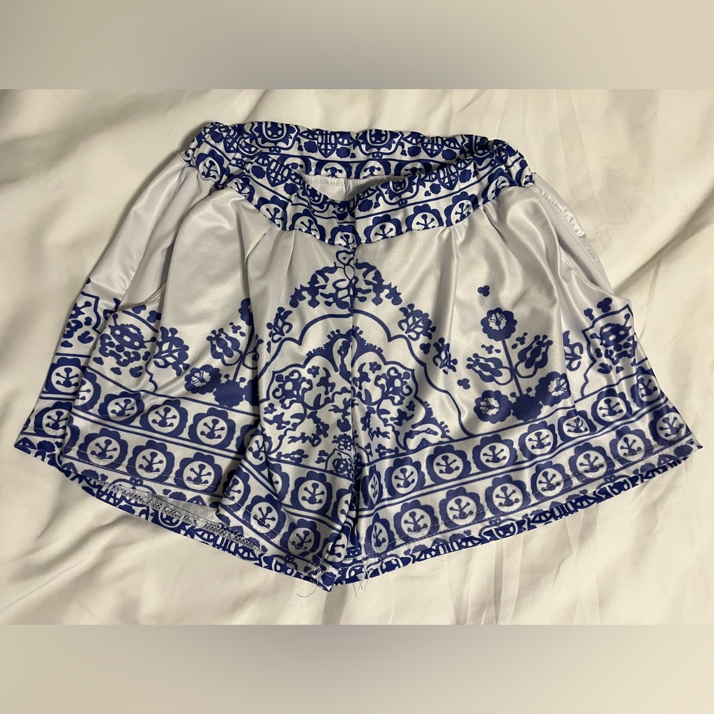 Blue & White Shorts. Size XS.